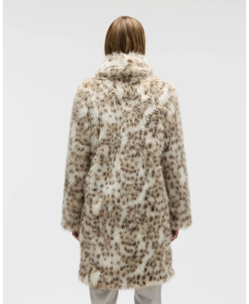 Nvlt Women's Lynx Faux Fur Coat