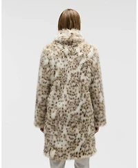 Nvlt Women's Lynx Faux Fur Coat
