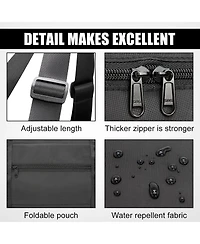 Small Duffle Bag for Travel, Personal Item Travel Bag Foldable Travel Tote Mini Gym Bag for Men Women, Black