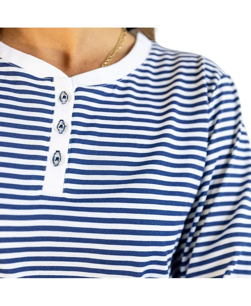 Sant and Abel Women's Marina Jersey Long Pj Set