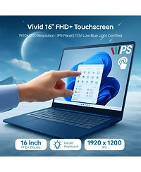 Lenovo IdeaPad Slim 5 16" Premium Traditional Laptop Amd Ryzen Ai 7 350 16GB Ram Amd Radeon Graphics 512GB Ssd Storage Windows 11 Home Fhd+ 60Hz
