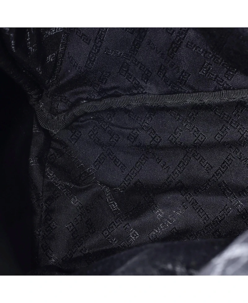 Pre-Owned Versace Large Medusa Zip Backpack Leather