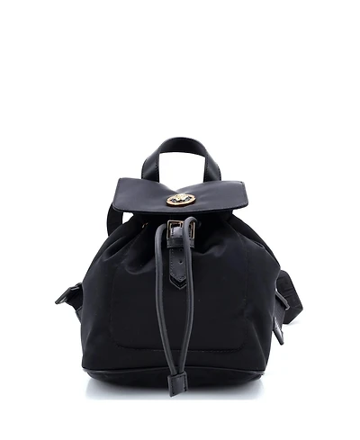 Pre-Owned Versace Small Medusa Drawstring Backpack Nylon
