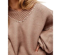 Free People Women's Maisie Two-Tone Sweater