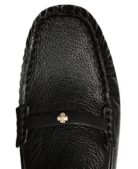 kate spade new york Women's Flower Stud Round Toe Moccasin Loafers