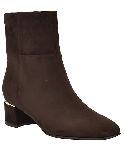 Calvin Klein Women's Parry Block Heel Ankle Booties