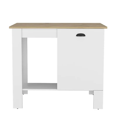 Slickblue Freestanding Kitchen Island Table with Ample Storage for Cooking Essentials