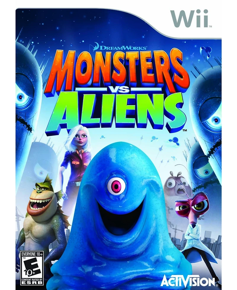 Activision Blizzard Monsters vs. Aliens - Nintendo Wii
