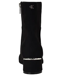 Calvin Klein Women's Parry Block Heel Ankle Booties