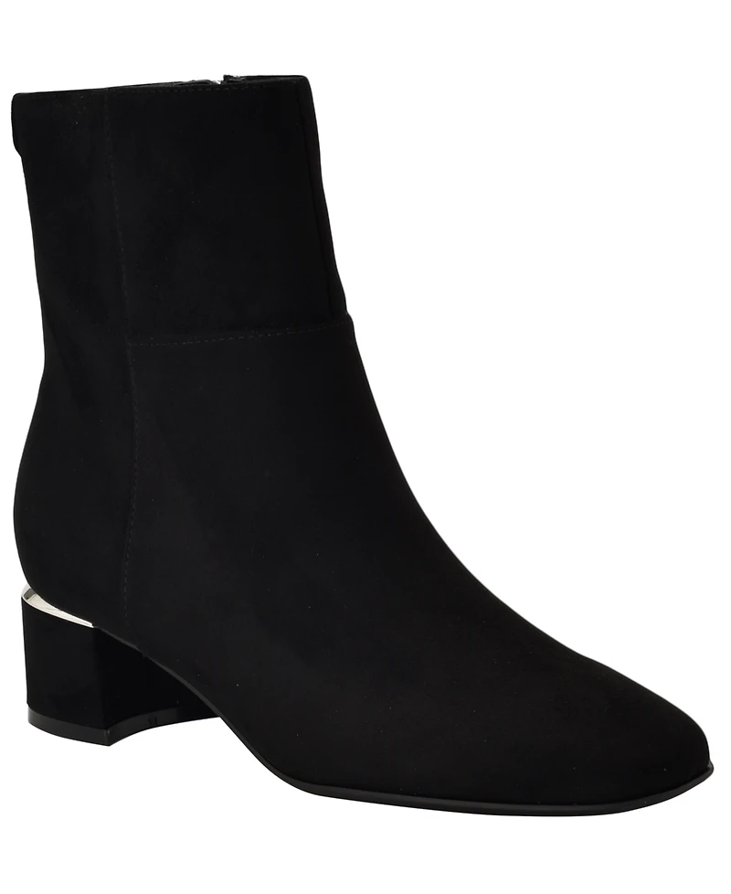 Calvin Klein Women's Parry Block Heel Ankle Booties