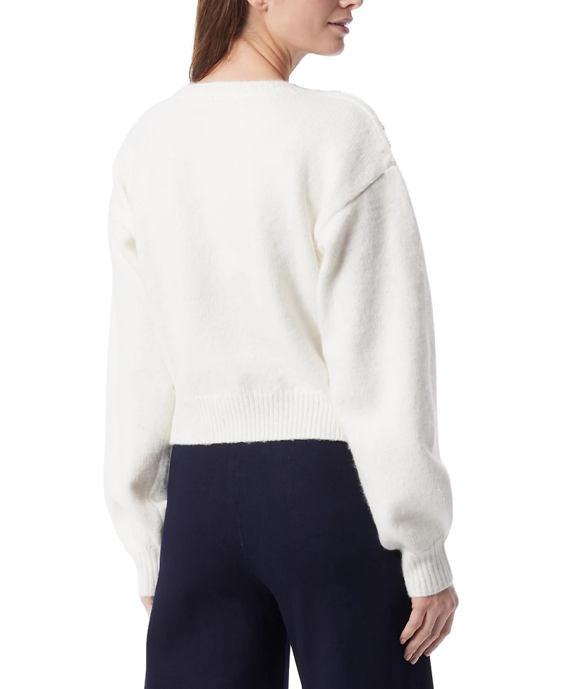 Dee Ocleppo Women's Oriel Embellished Overlay Pullover