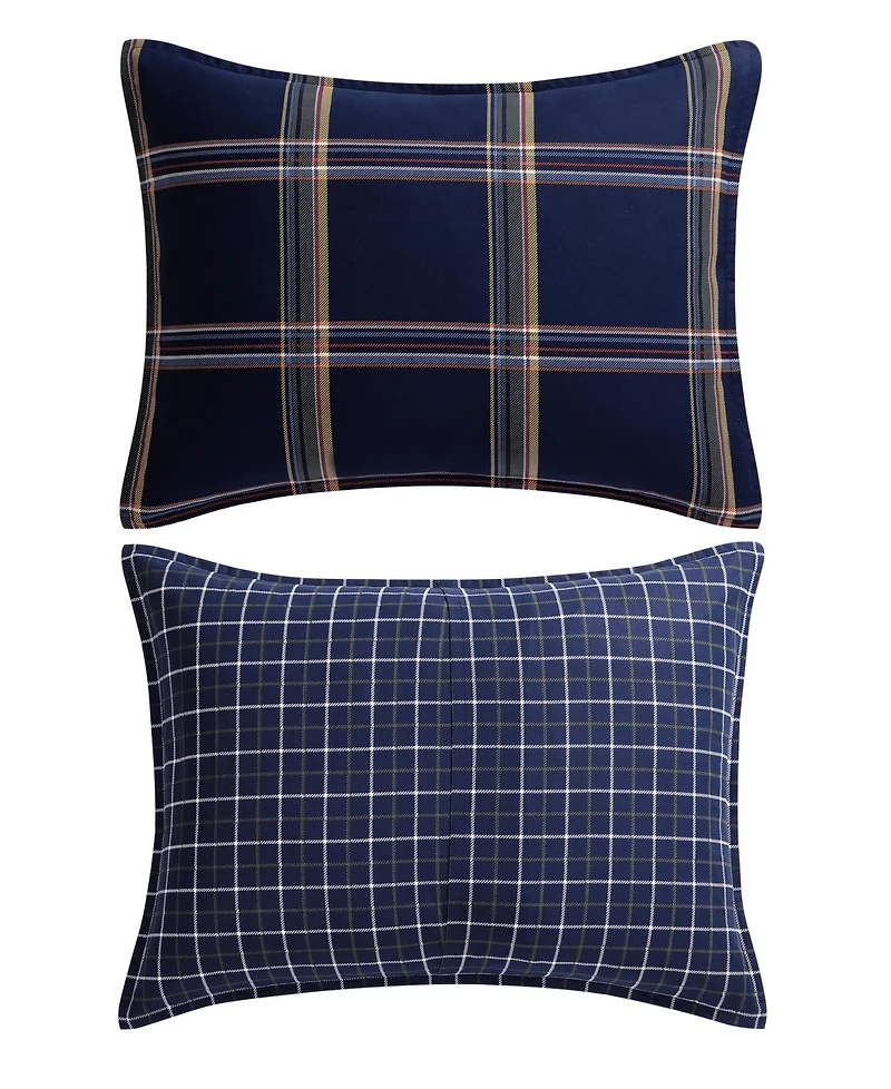 Tommy Hilfiger Beacon Plaid Cotton 2-Pc. Duvet Cover Set, Twin