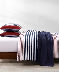 Tommy Hilfiger Brooklyn Stripe Cotton 3-Pc. Comforter Set