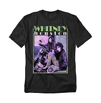 Logovision Men's Whitney Houston Motorcycle Queen T Shirt