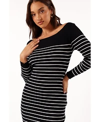 Petal and Pup Womens Baxtor Off The Shoulder Midi Dress