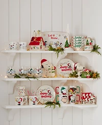 Lenox Snoopy Christmas 12-Pc. Dessert Set, Service for 4