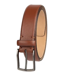 Alfani Men's Modern Feather Edge Saffiano Dress Belt, Macy's Exclusive