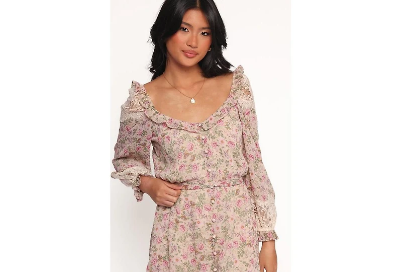 Petal and Pup Women's Sylvia Long Sleeve Mini Dress