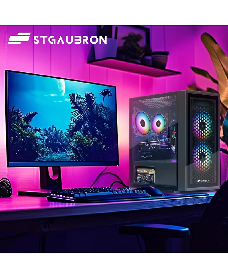 Ipason Gaming Pc Desktop - Radeon Rx 560 4GB GDDR5, Intel Core i5 ,16GB Ram, 512GB Ssd, 600M WiFi, Bluetooth 5.0, Rgb Mouse Pad, Windows 10 Home