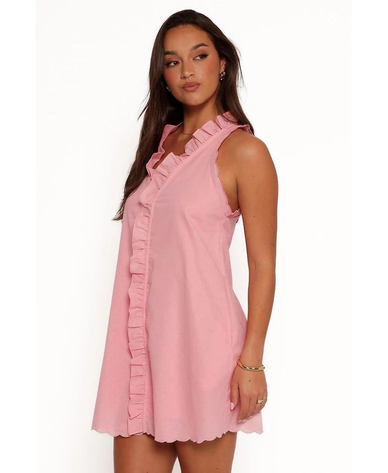 Petal and Pup Women's Cassandra Ruffle Mini Dress