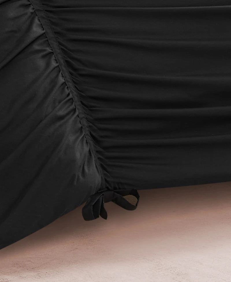 Juicy Couture Ribbon Ruched 3-Pc. Comforter Set