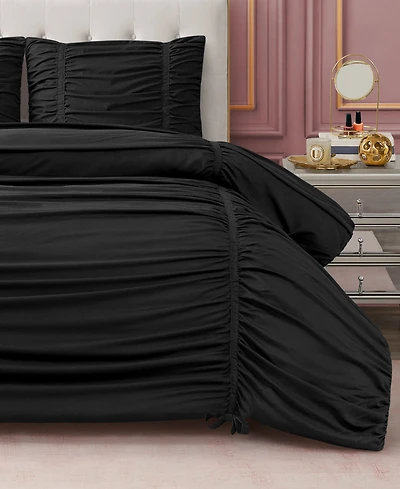 Juicy Couture Ribbon Ruched 2-Pc. Comforter Set, Twin/Twin Xl