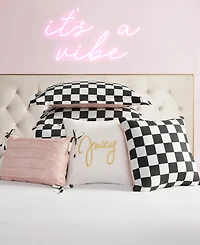 Juicy Couture Checkerboard Reversible -Pc. Comforter Set