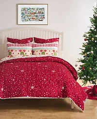 Greenland Home Fashions Fair Isle Snow 2-Pc. Quilt Set, Twin