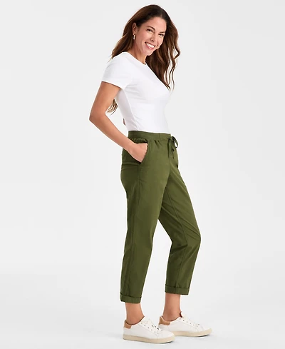 Style & Co Women's Pull On Cuffed Pants, Created for Macy's