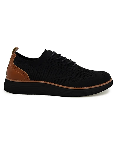 Akademiks Men's Olney Wingtip Knit Oxford Shoes