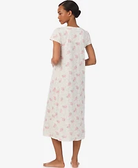 Lauren Ralph Women's Keyhole Neck Ballet Nightgown