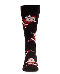 MeMoi Men's All Over Santa Crew Socks