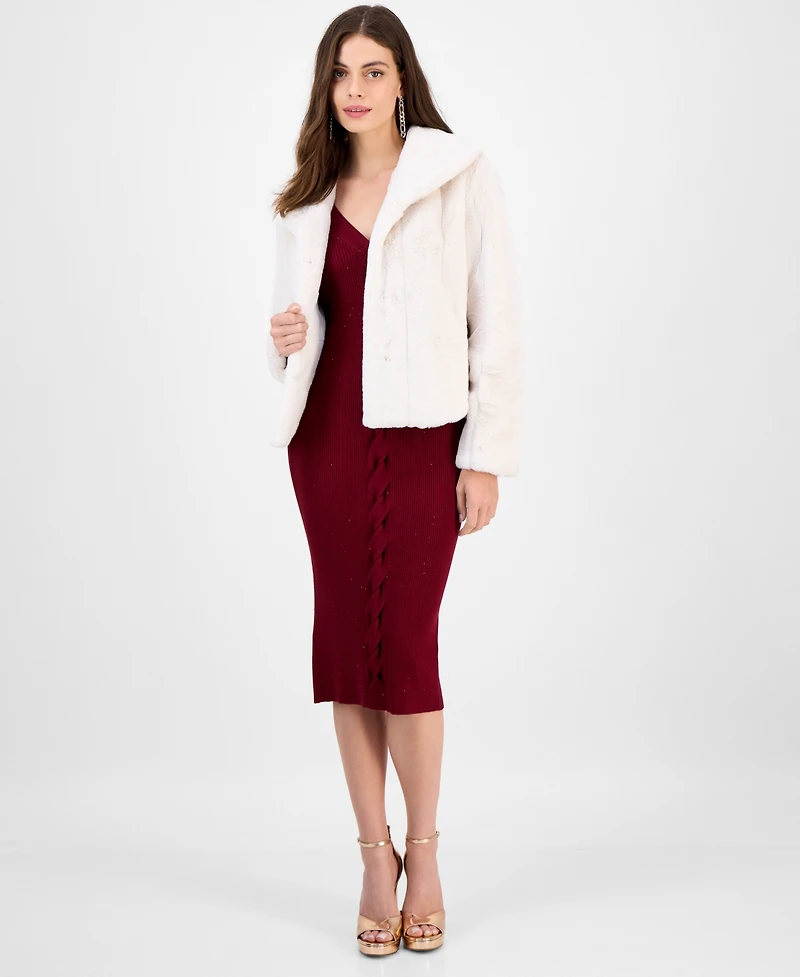 Guess Women's Sophy Faux-Fur Jacket