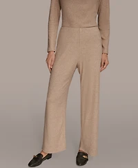 Donna Karan New York Women's Metallic Rib Knit Pants