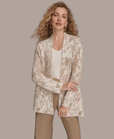 Donna Karan New York Women's Oversized Long Sleeve Cardigan