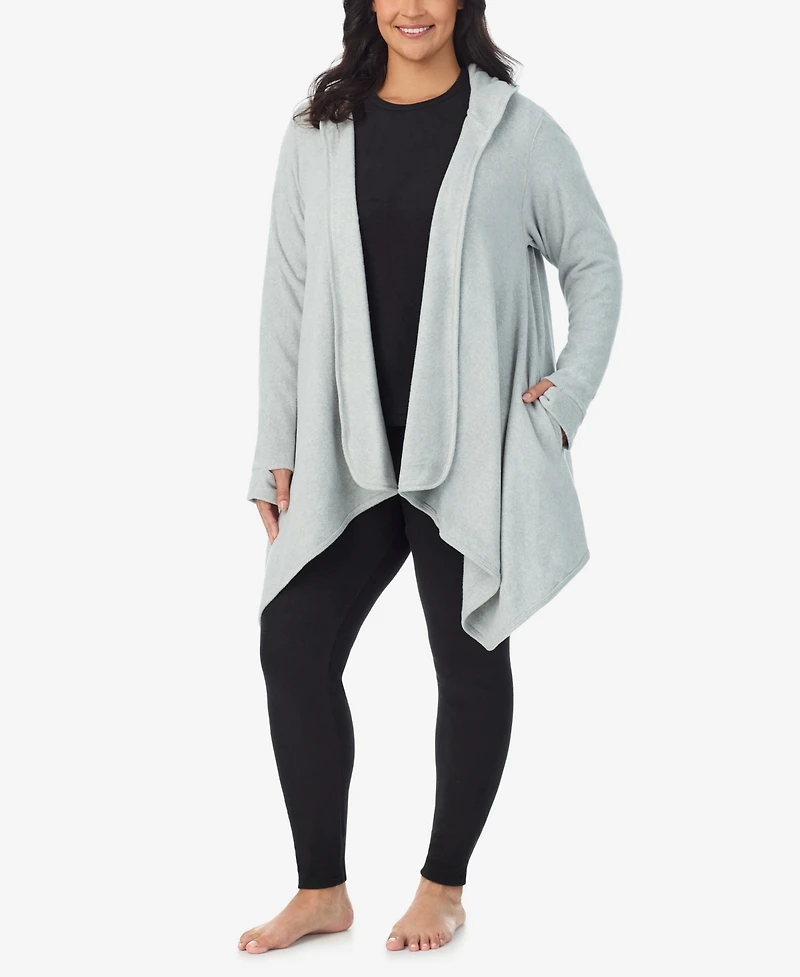Cuddl Duds Plus Size Hooded Wrap