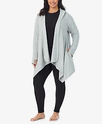 Cuddl Duds Plus Size Hooded Wrap