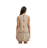 Cotton On Women's Luisa Belted Denim Mini Dress