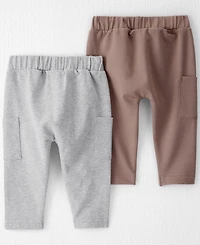 Little Planet by Carter's Baby Boys 2-Pack Organic French Terry Jogger Pants