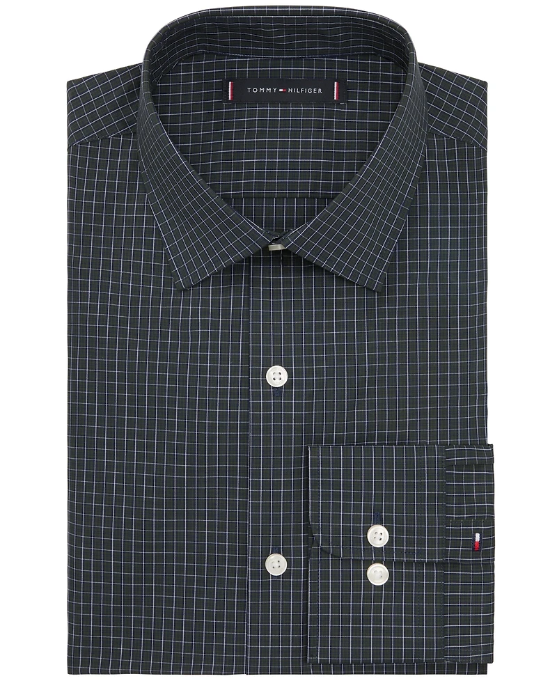 Tommy Hilfiger Men's Flex Slim Fit Dress Shirt