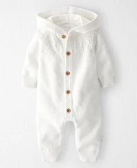 Little Planet by Carter's Baby Boys or Girls Organic Sweater Knit Pointelle Jumpsuit