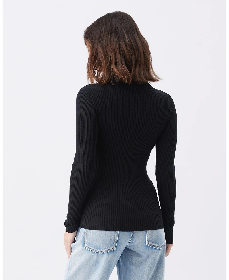 Ripe Maternity Lift Up Nursing Knit Black - Stylish and Comfortable Sweater
