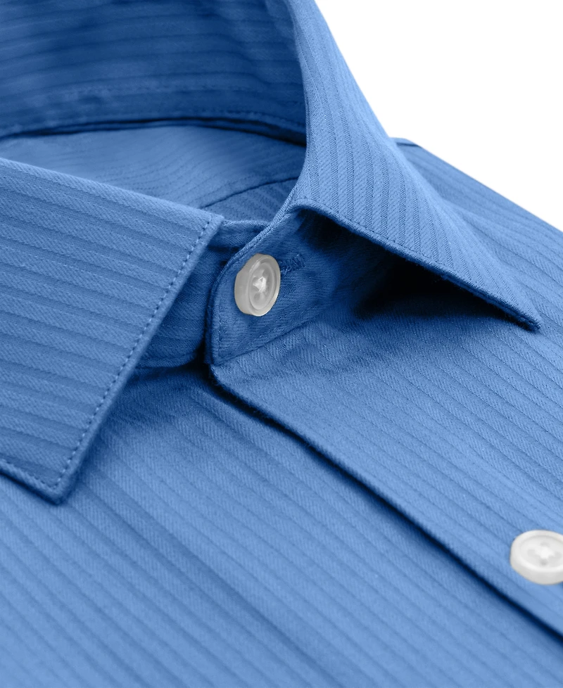 Kenneth Cole Reaction Men's Slim Fit Tonal Stripe Dress Shirt