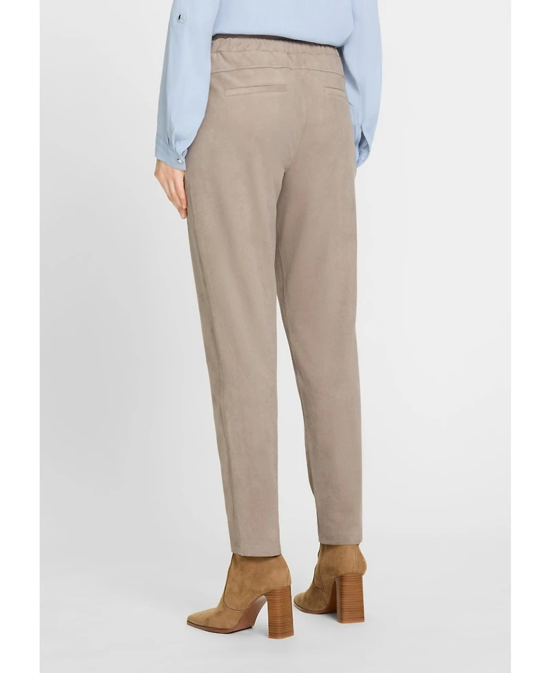 Olsen Women's Lisa Fit Faux Suede Pant
