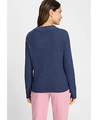 Olsen Women's Zip Front Cardigan