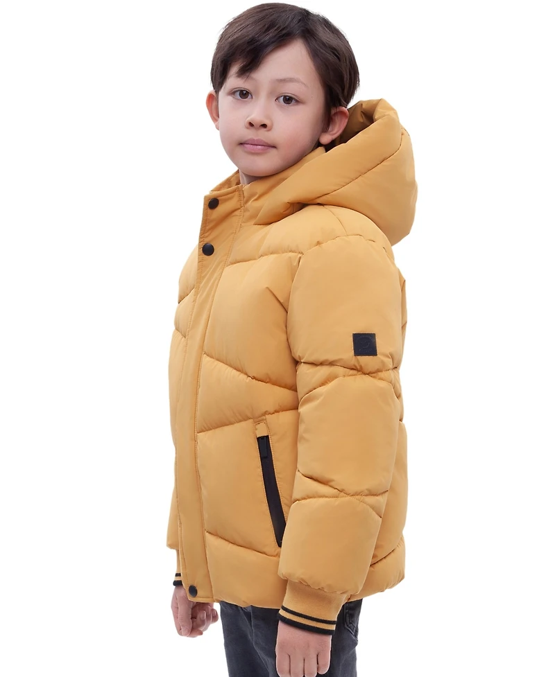 Rokka&Rolla Boys Cozy Grid Puffer Jacket