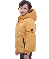 Rokka&Rolla Boys Cozy Grid Puffer Jacket