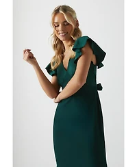 Coast Women's Petite V-Neck Maxi Bridesmaid Dress
