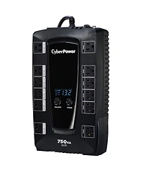 CyberPower Intelligent Lcd AVRG750LCD 12 Outlet 750VA 450W Surge Protection and Battery Backup Ups System