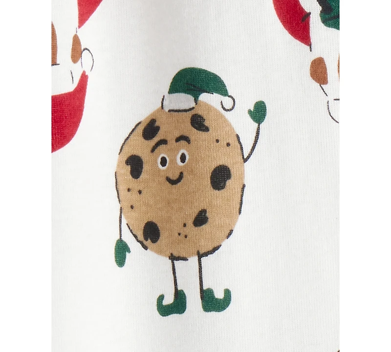 Carter's Baby Boys Christmas Santa Print Long-Sleeve Snug Fit 1-Piece Pajamas
